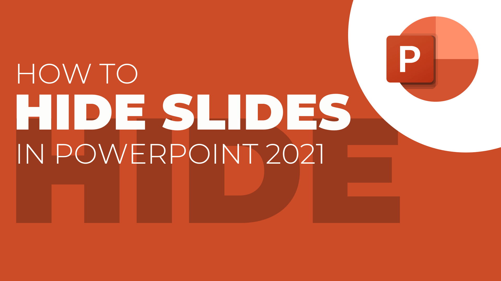 hide slide